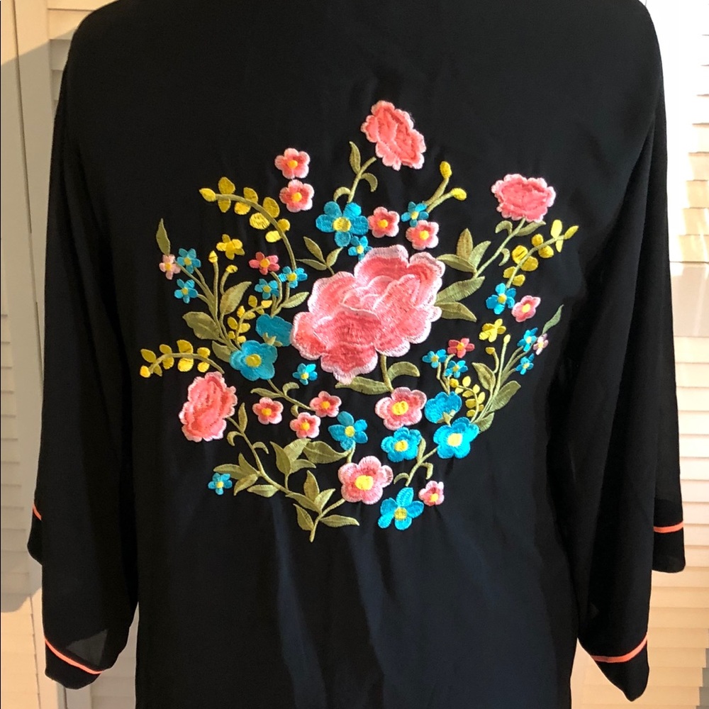 Embroidered Kimono